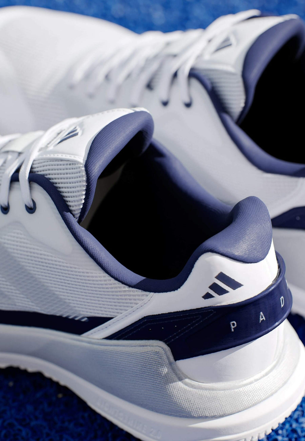 CRAZYQUICK LIGHTSTRIKE PADEL - Padel shoes - cloud white   silver metallic   dark blue