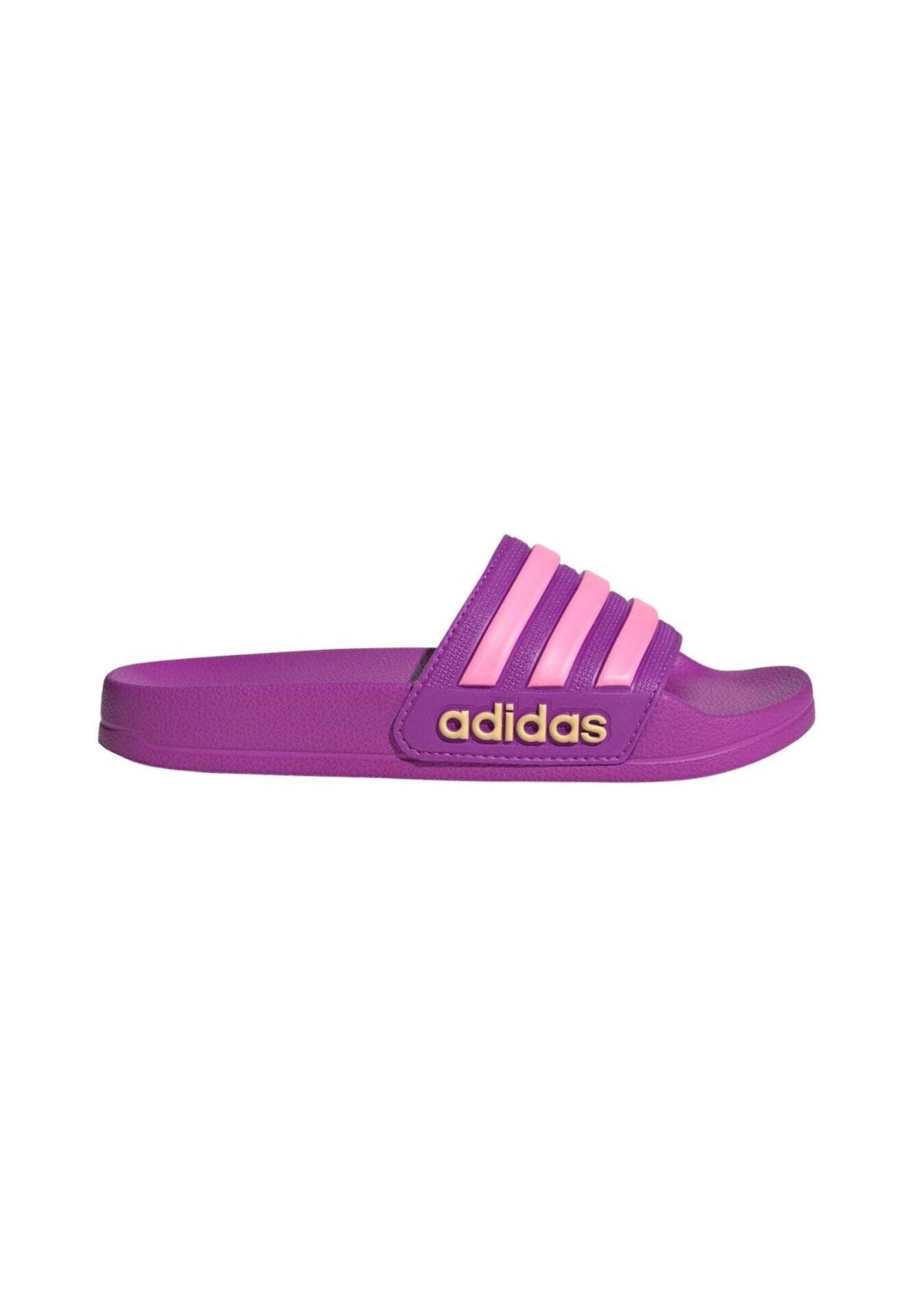 ADILETTE SHOWER UNISEX - Pool slides - purple burst   bliss pink   semi ice tangerine