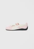 SPEEDCAT - Ankle strap ballet pumps - pink/white