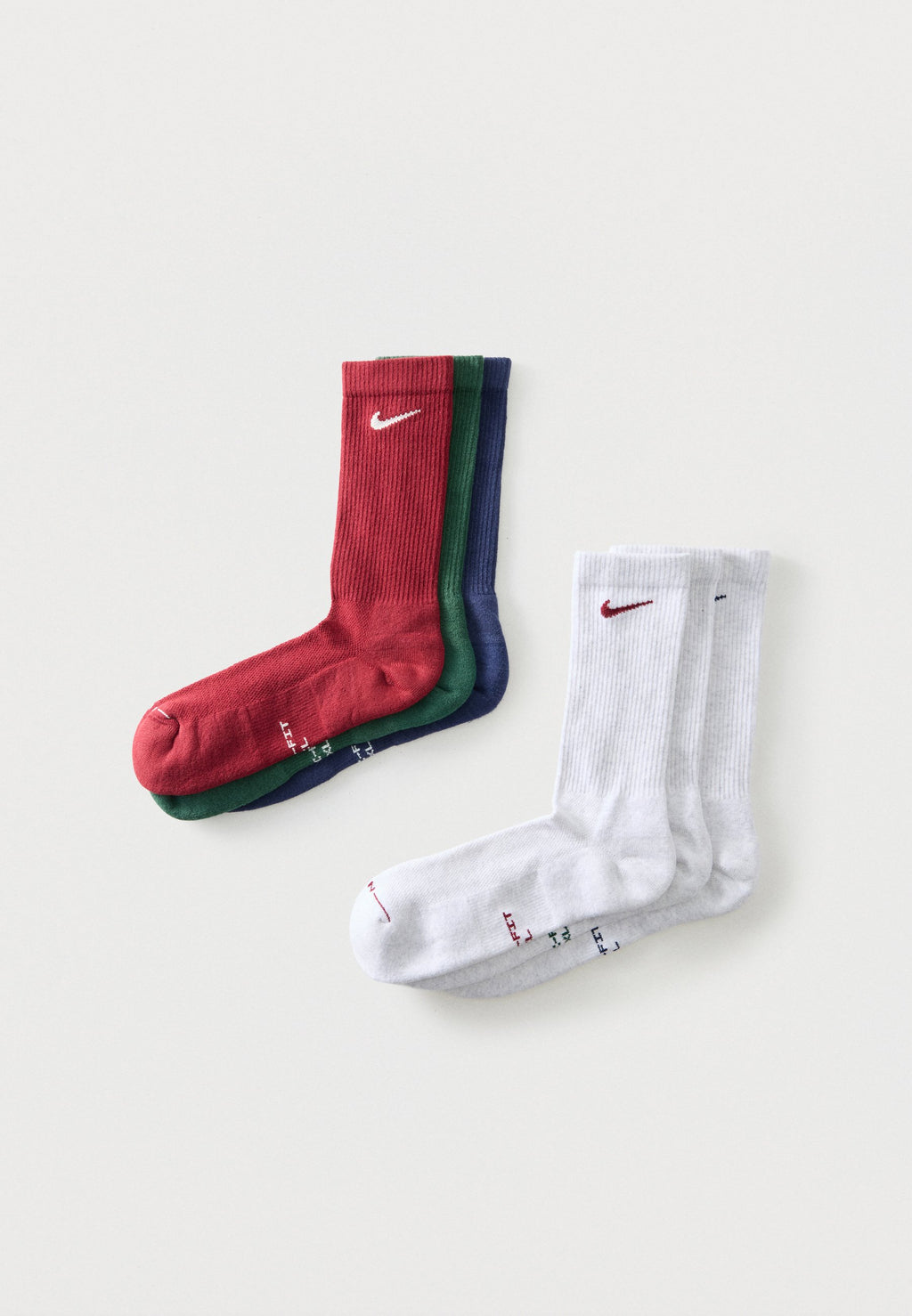 UNISEX 6 PACK - Sports socks - multi-coloured/red/green