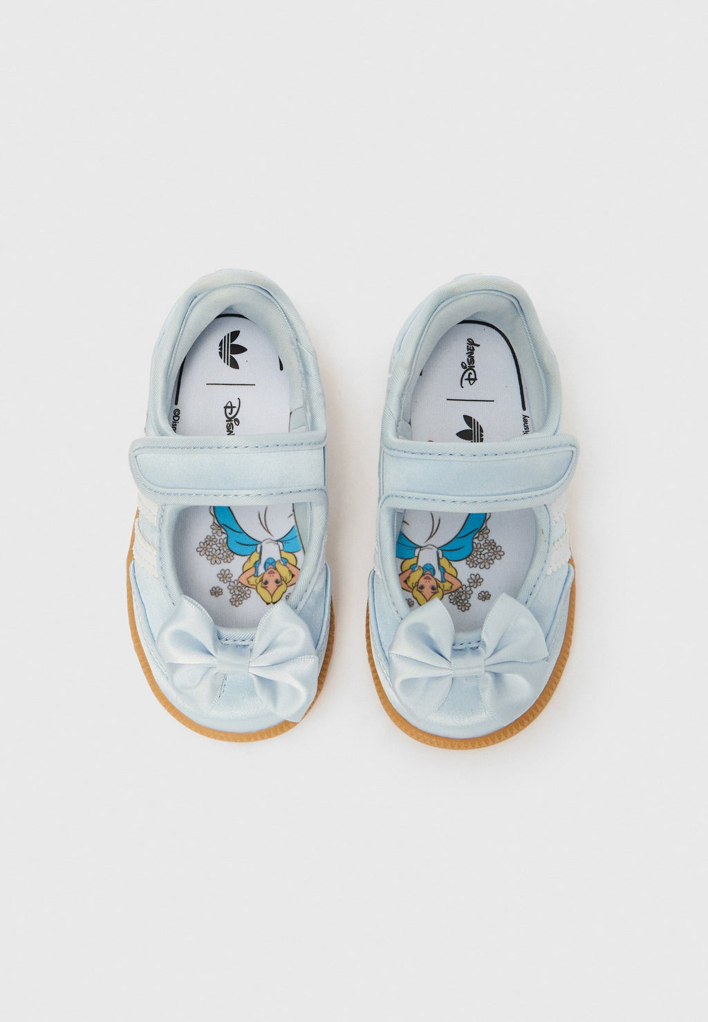ADIDAS DISNEY SAMBA JANE BALLERINA - أحذية أطفال - أبيض/سماء كريستالية/مطاط