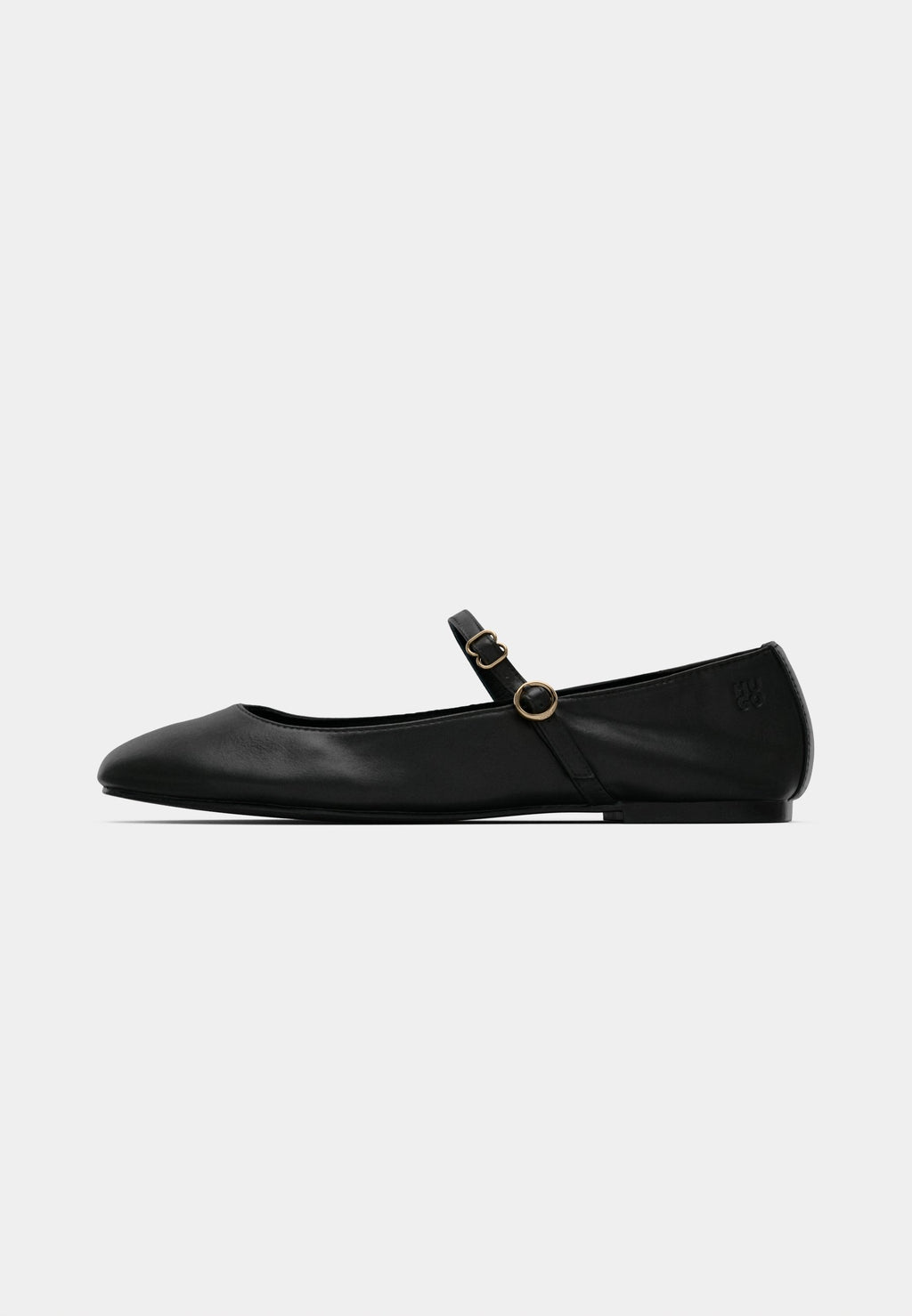 TYLIA - Ankle strap ballet pumps - black