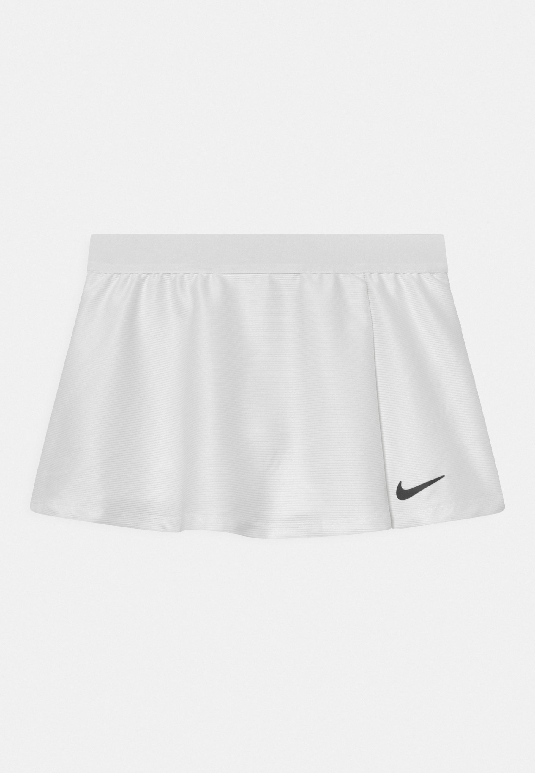 FLOUNCY - Sports skirt - white/black