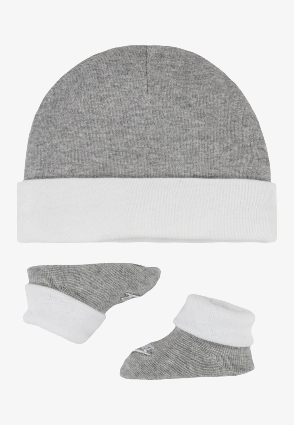 FUTURA HAT AND BOOTIE BABY SET - Beanie - dark grey heather