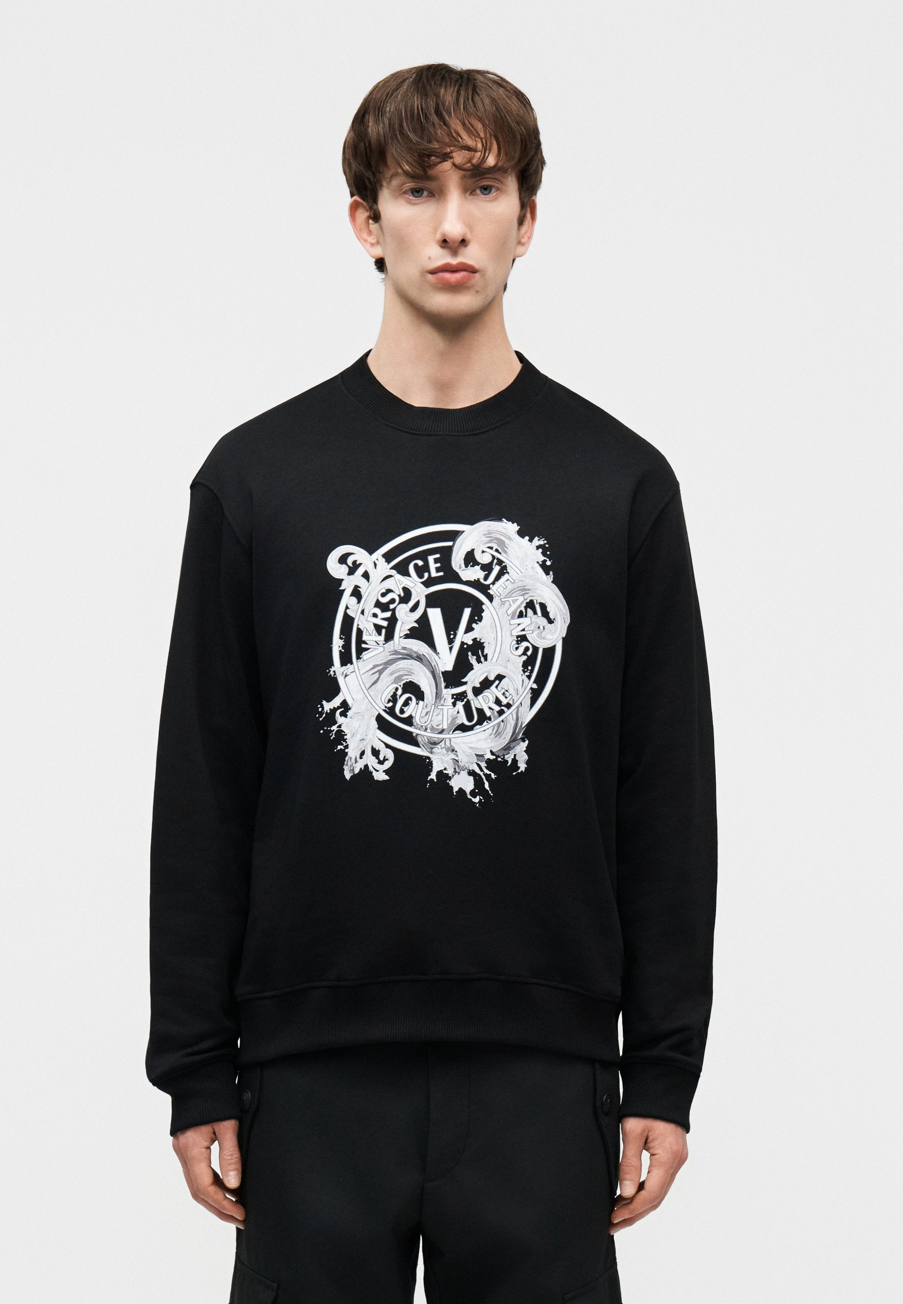 EMBLEM WAVE - Sweatshirt - black
