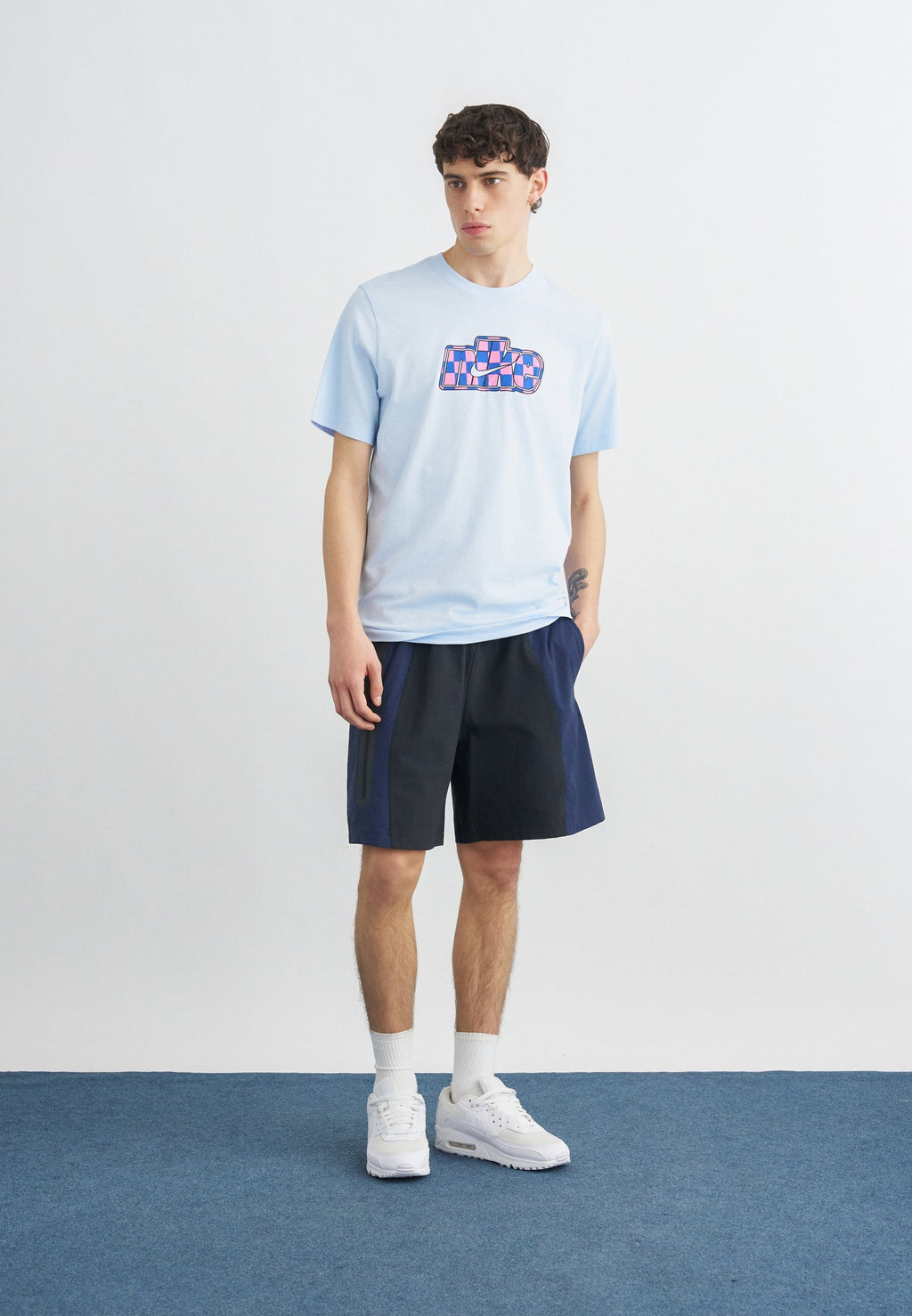 TEE CELEBRATE SPORT - T-shirt imprimé - bleu hydrogène