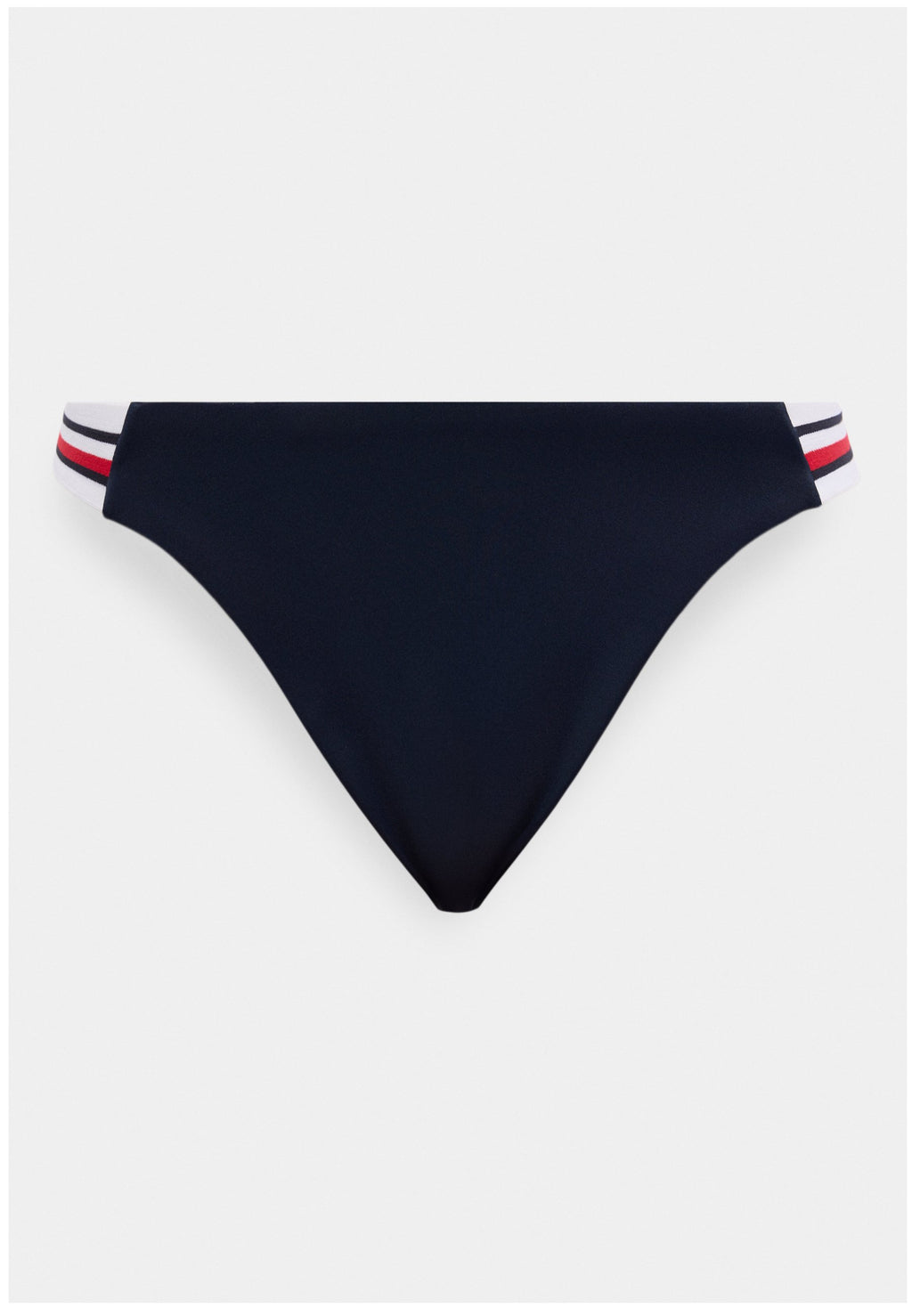 GLOBAL STRIPE HIGH-CUT CHEEKY BIKINI BOTTOMS - Bikini bottoms - dark night navy