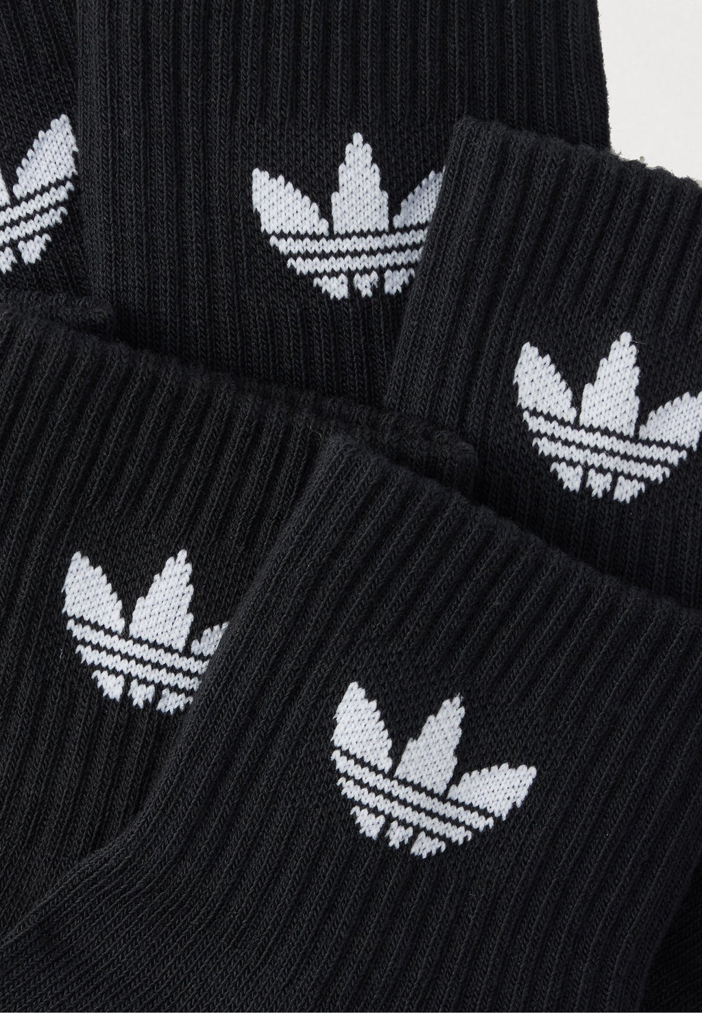 MID ANKLE SCK 6 PACK UNISEX - Socks - black
