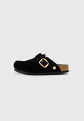 BOSTON BB EXQ TEX VELVET BLACKN - REGULAR - Mules - black