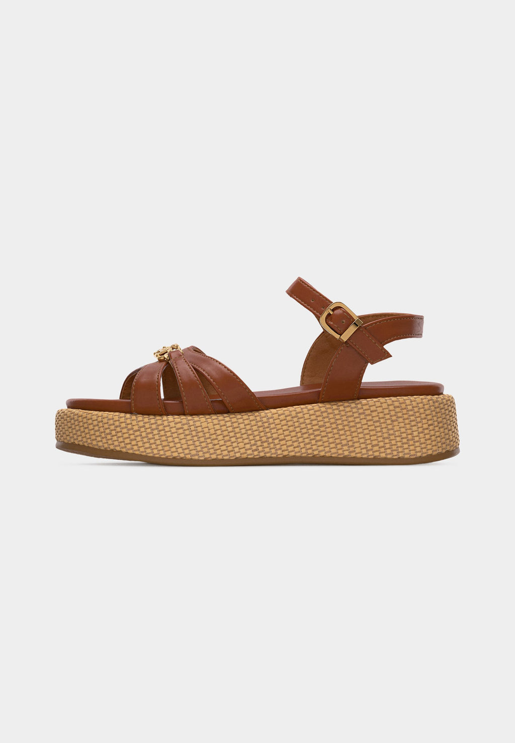 ERIKA - Sandals - tobacco