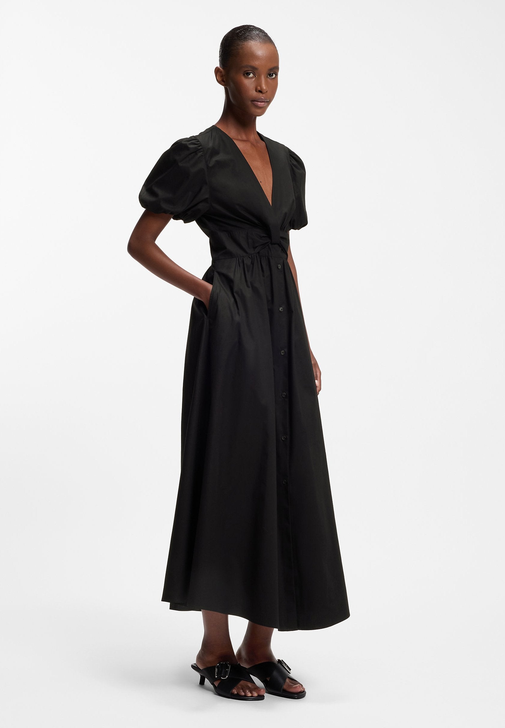 KODELA - Shirt dress - black