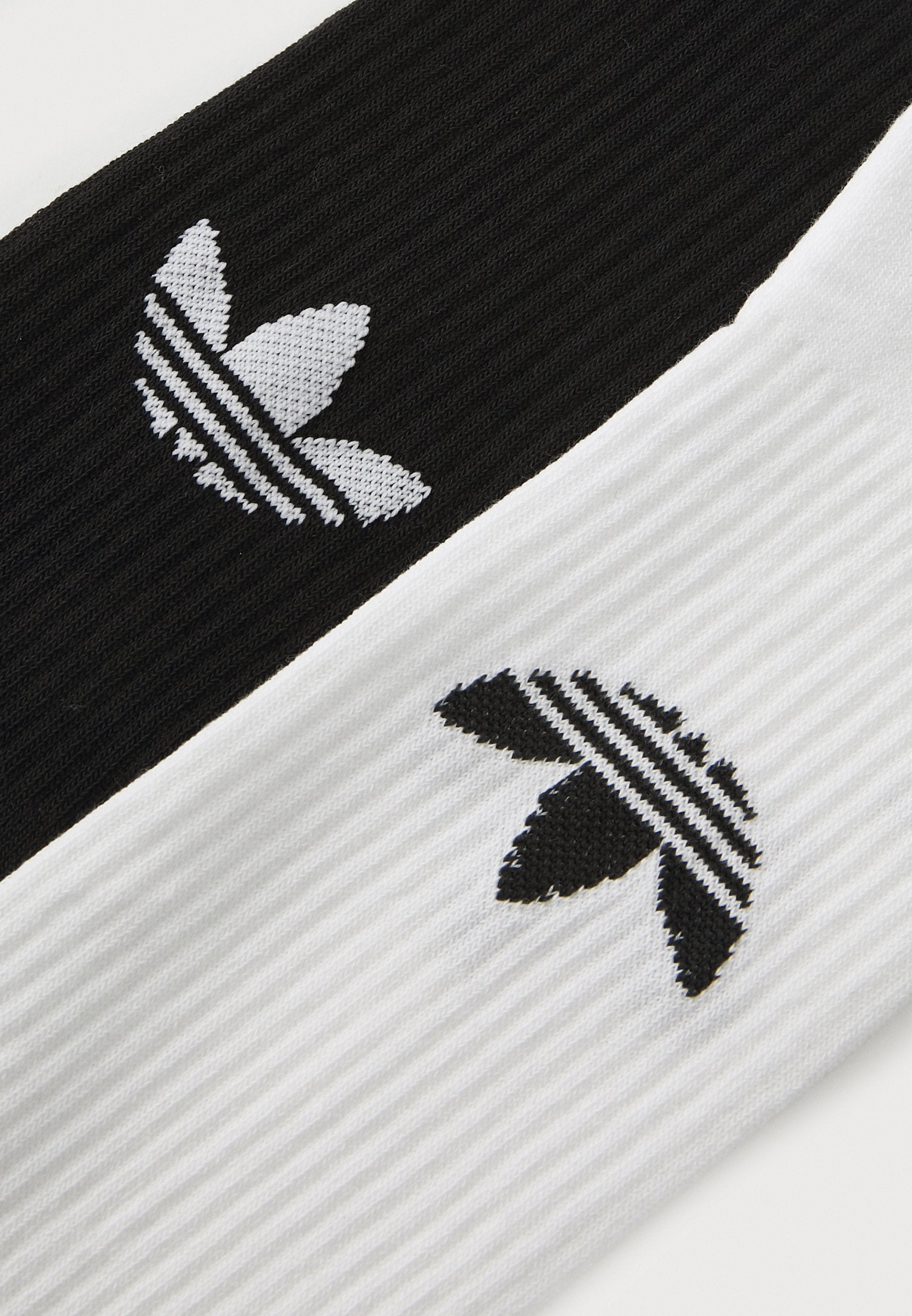 2 PACK - Knee high socks - white/black