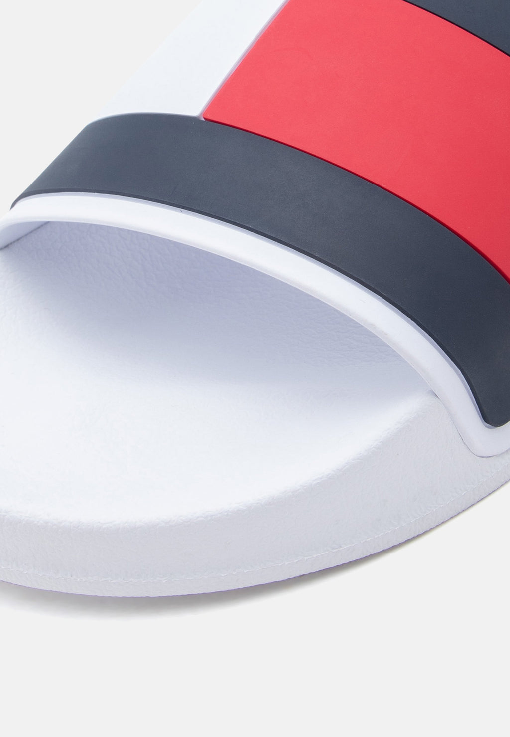 FLAG STRAP POOL SLIDES - Mules - white
