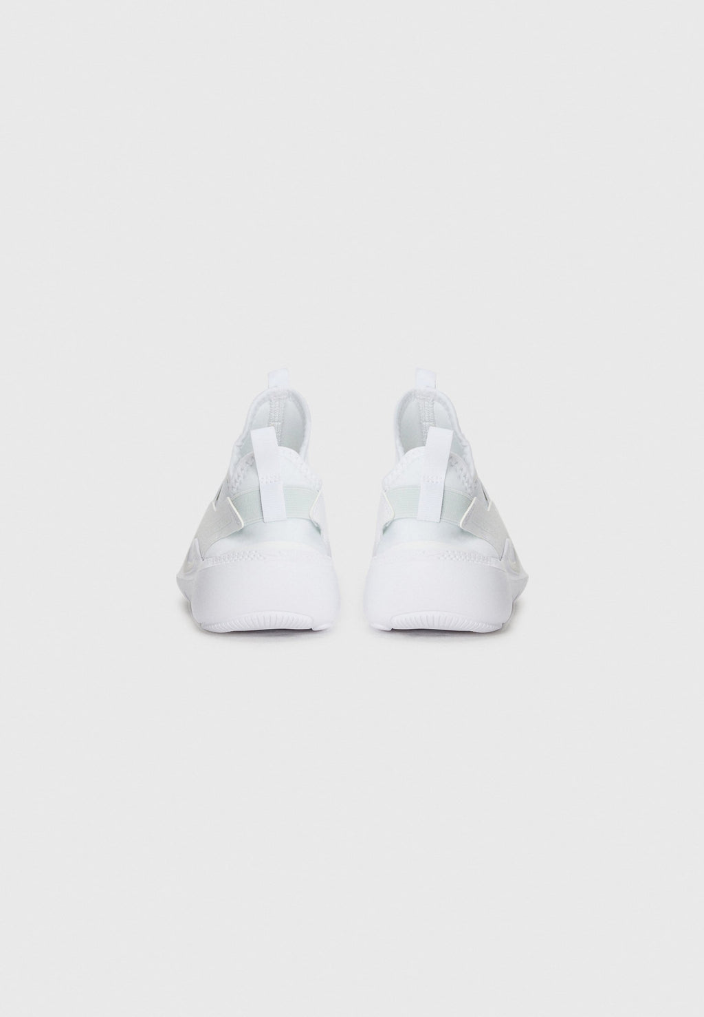 FLEX RUNNER UNISEX - Road running shoes - white/platinum-coloured tint/white
