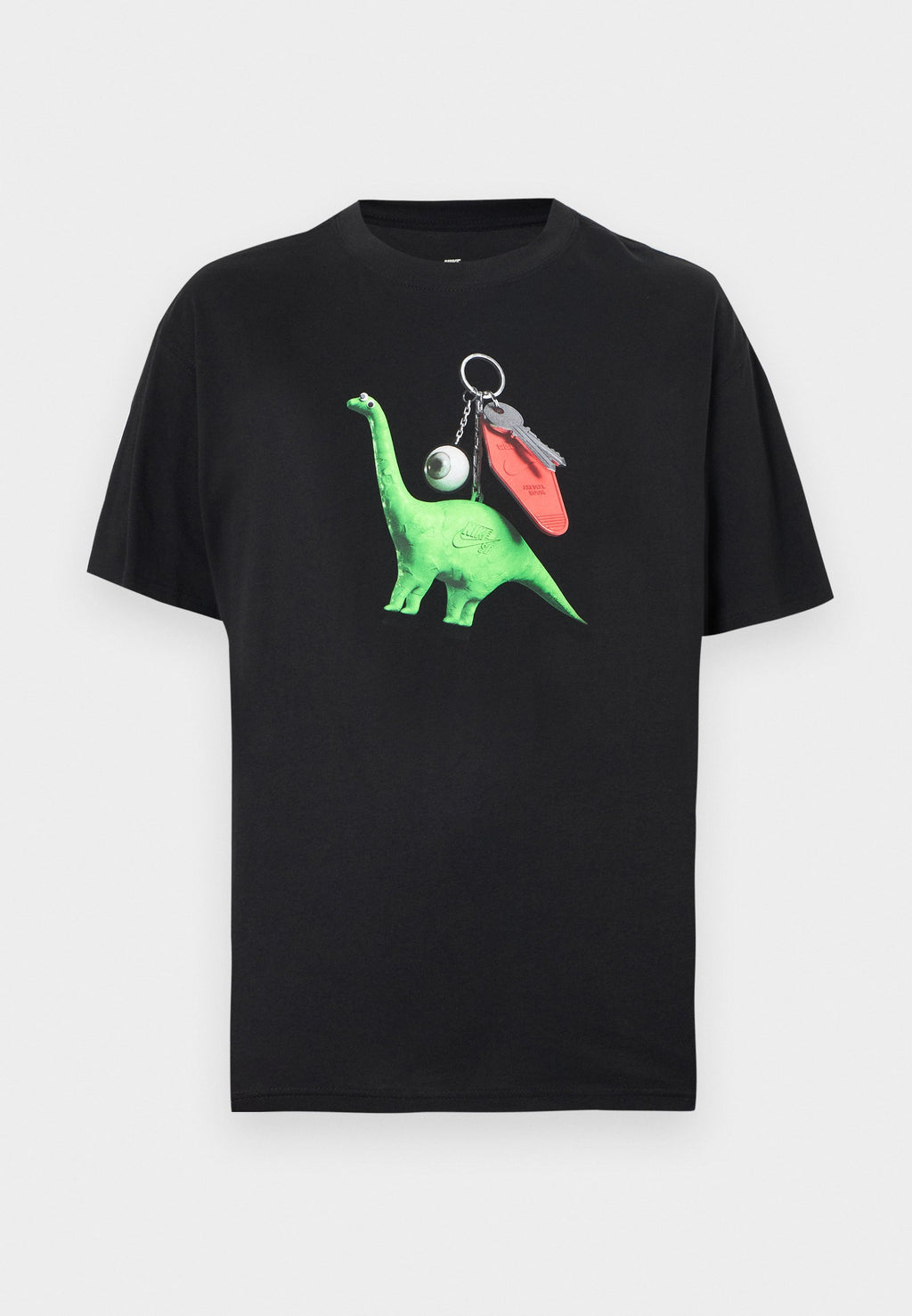 DINO KEYCHAIN - Print T-shirt - black