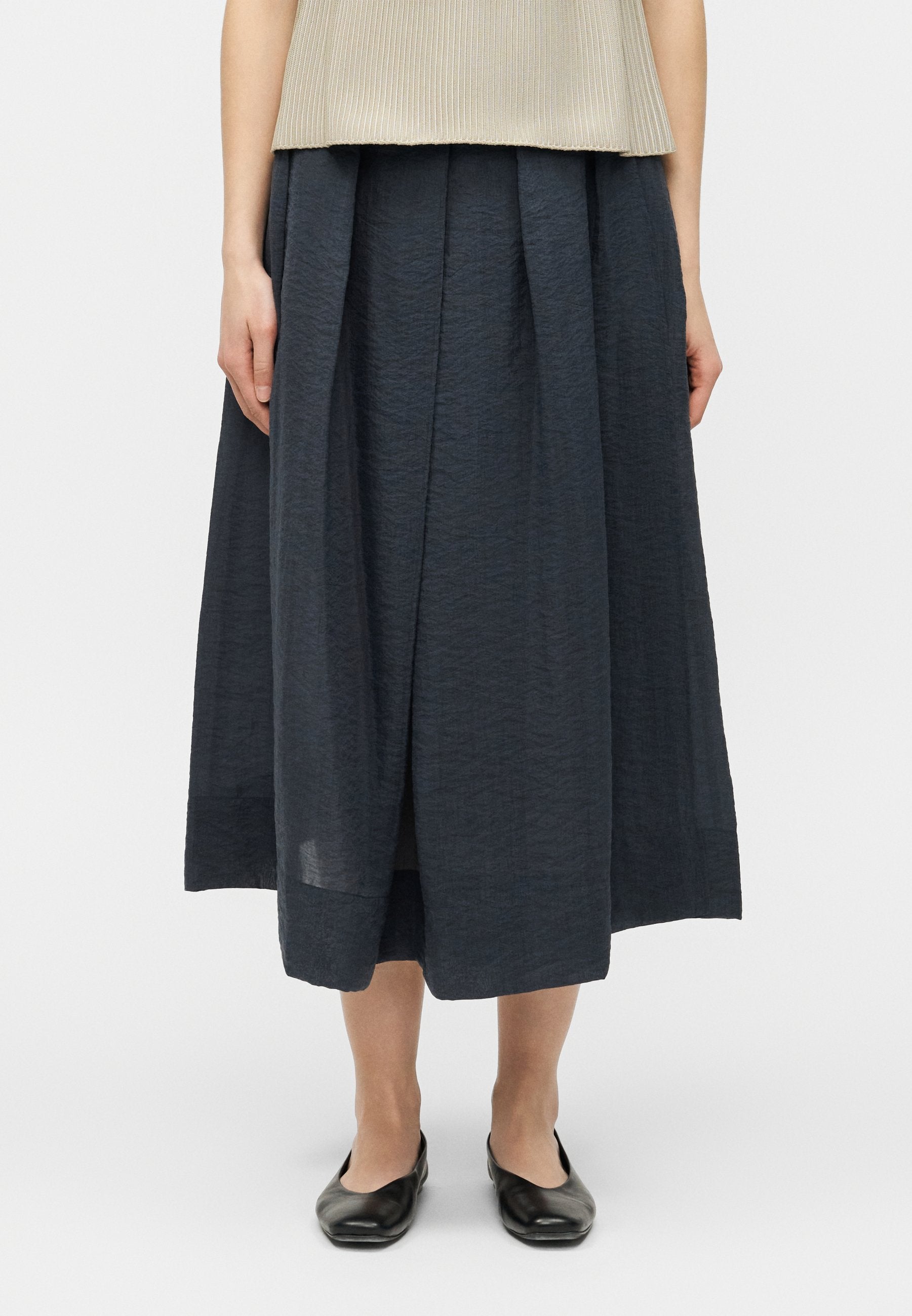 SKIRT - A-line skirt - mineral blue