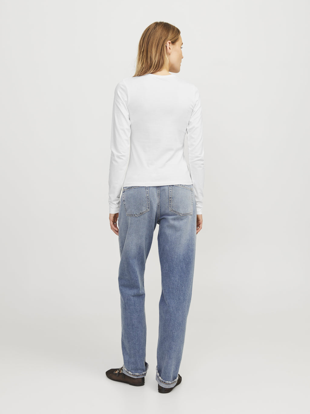 Longsleeved JXCELINE Longsleeved - Long sleeved top - bright white