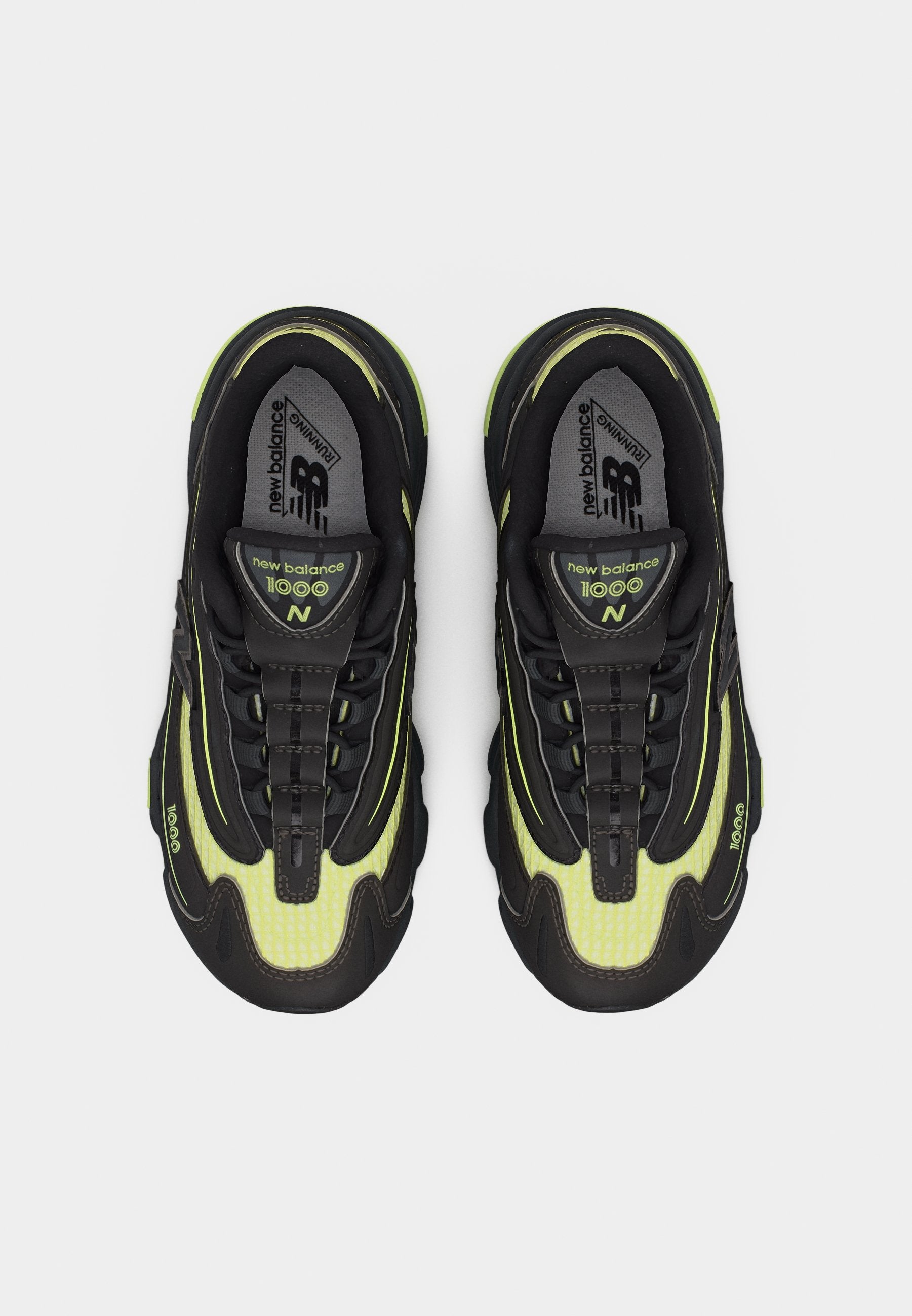M1000 UNISEX - Trainers - black/dry lime