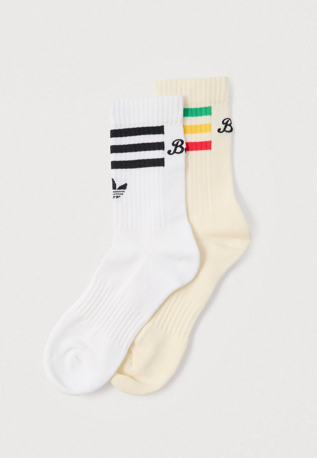 BOB MARLEY UNISEX 2 PACK - Sports socks - white/cream white