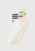 BOB MARLEY UNISEX 2 PACK - Sports socks - white/cream white