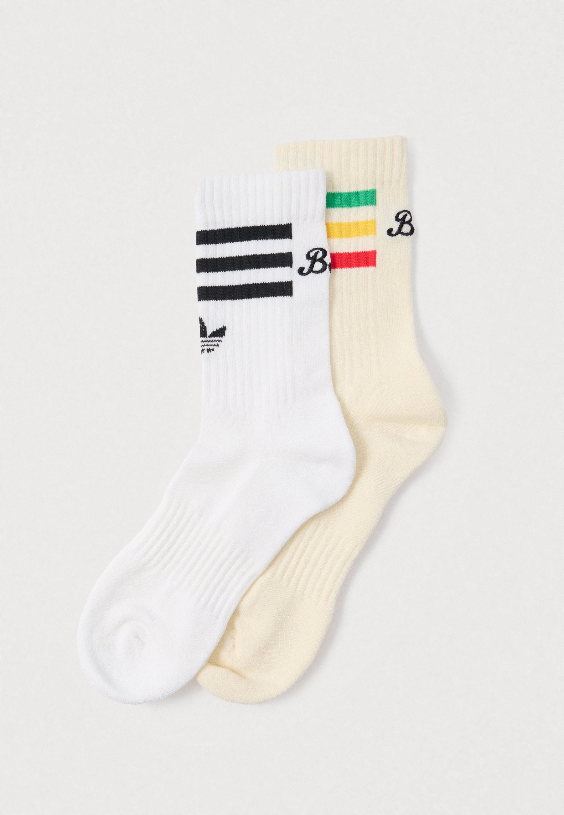 BOB MARLEY UNISEX 2 PACK - Sports socks - white/cream white