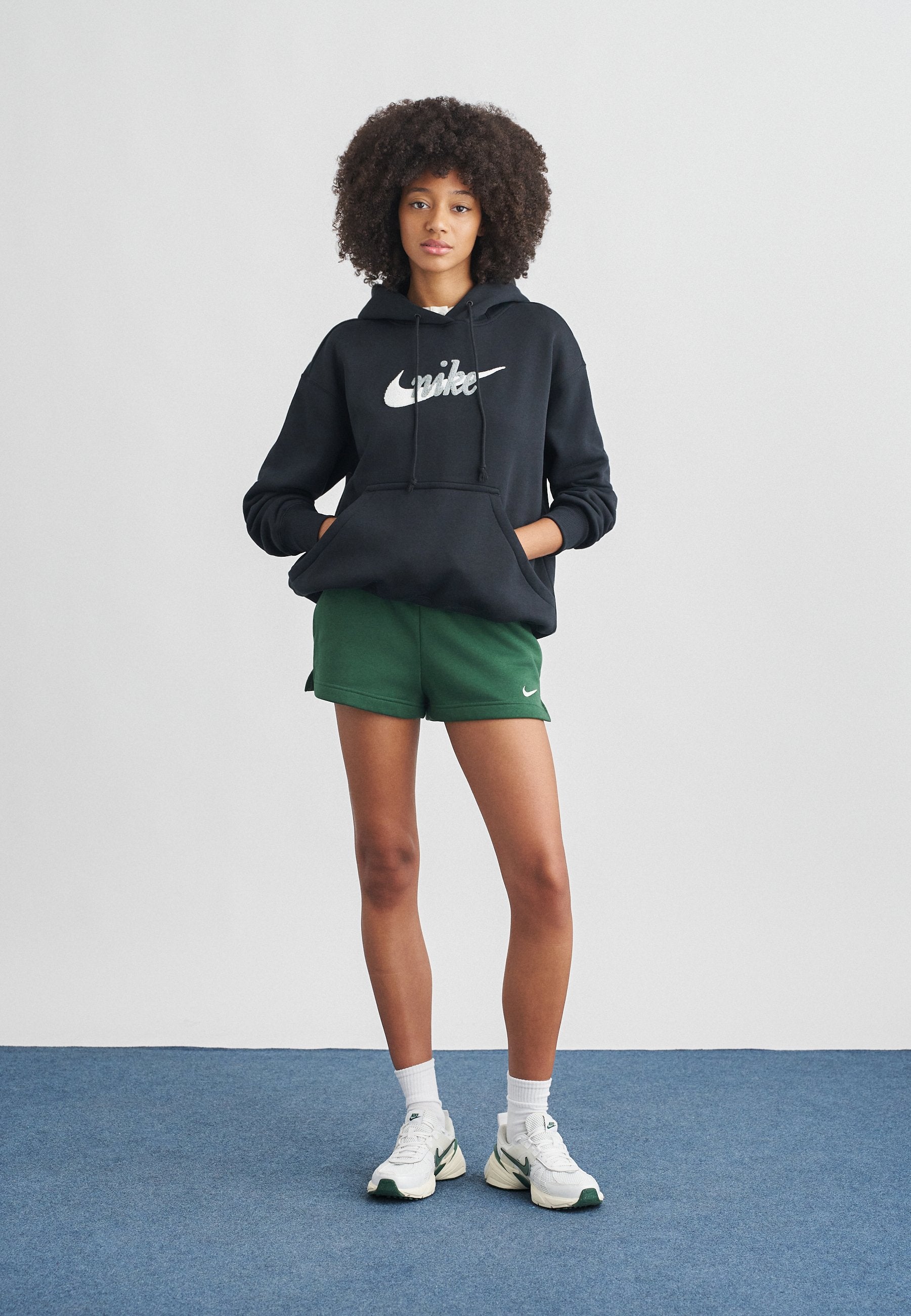 LOGO - Hoodie - black/summit white