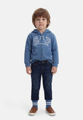 LOGO UNISEX - Zip-up sweatshirt - bainbridge blue