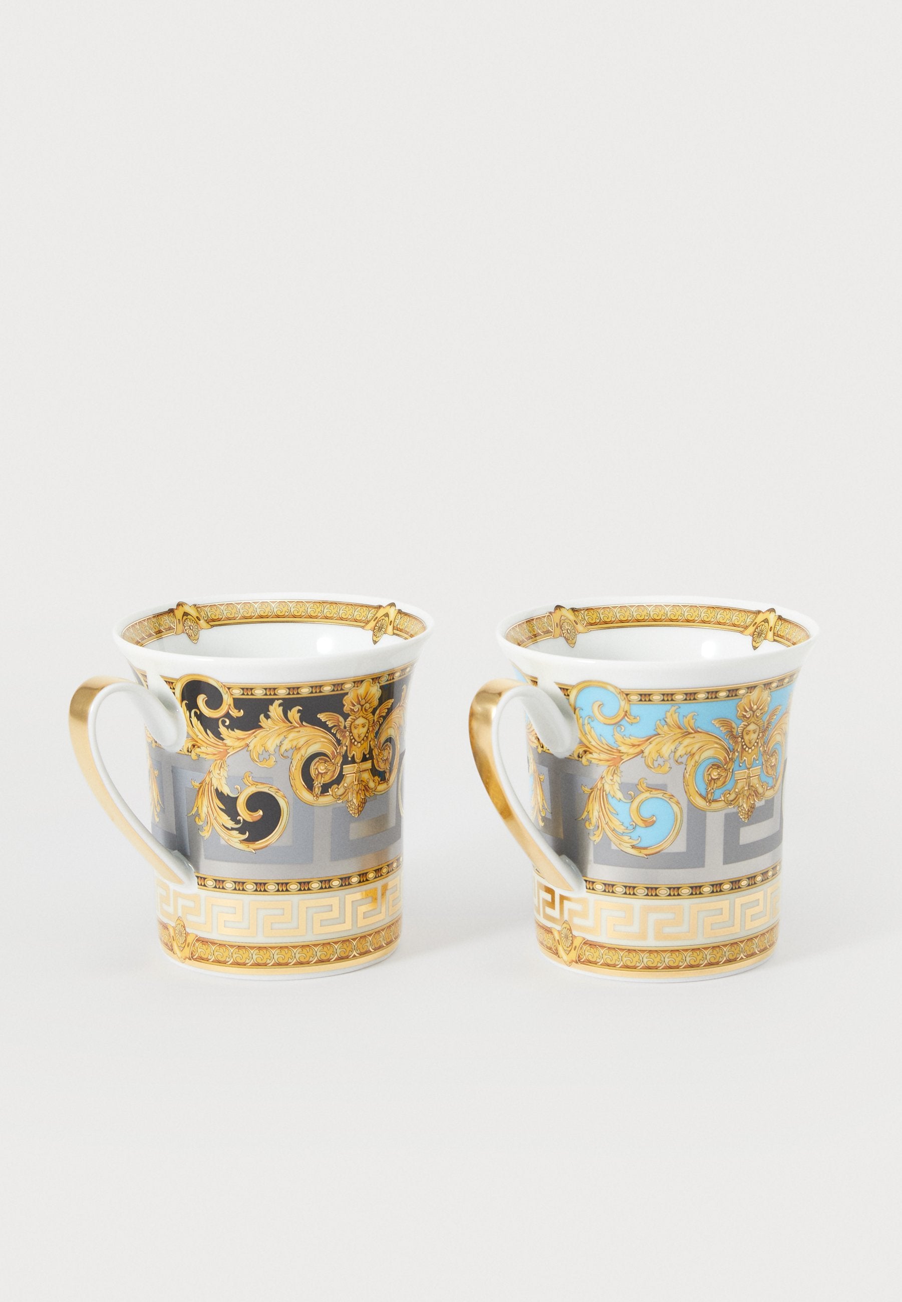 2 MUGS W. HANDLE SET - Saucer - prestige gala