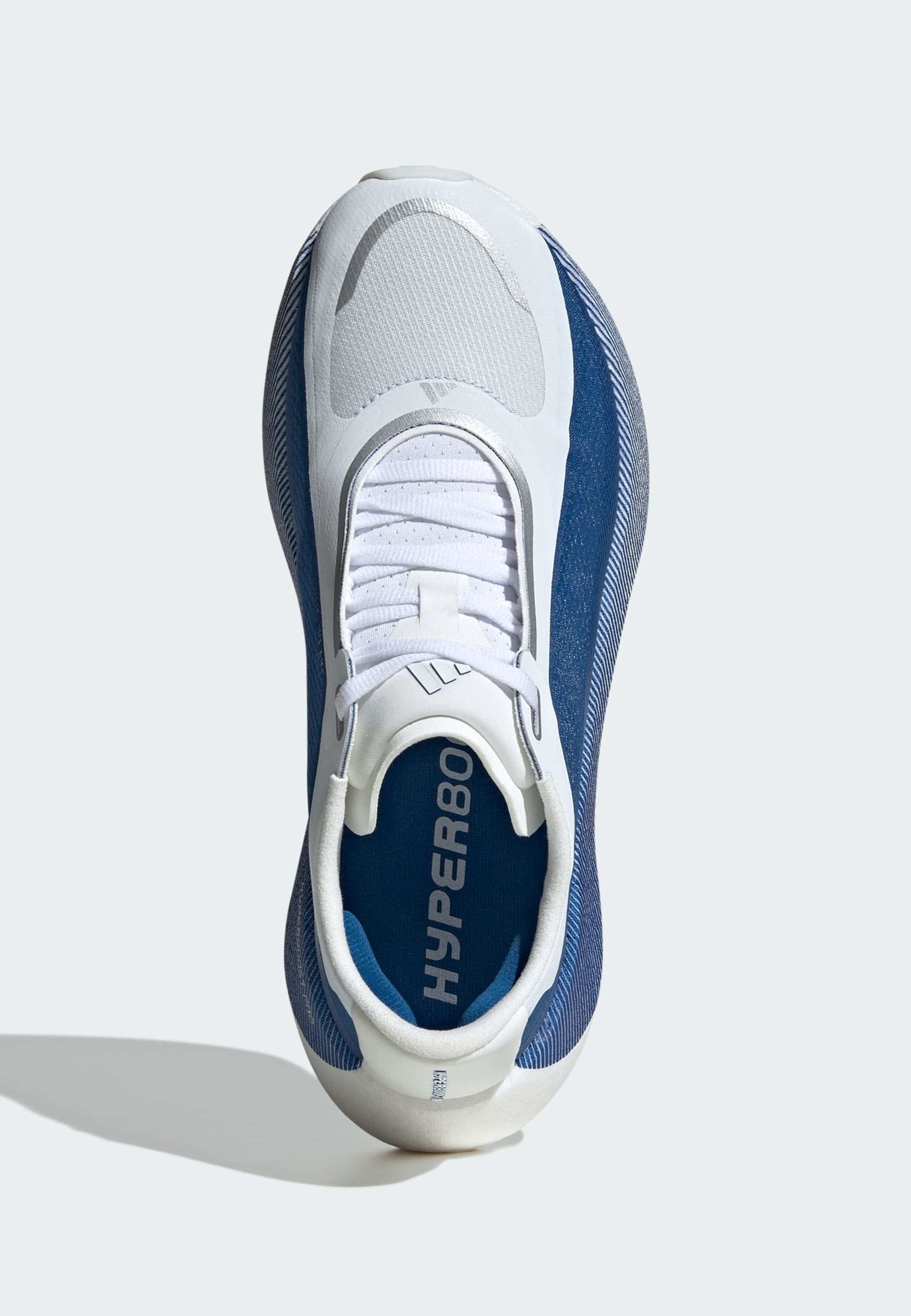 HYPERBOOST EDGE - Road running shoes - cloud white   eqt blue    metalic