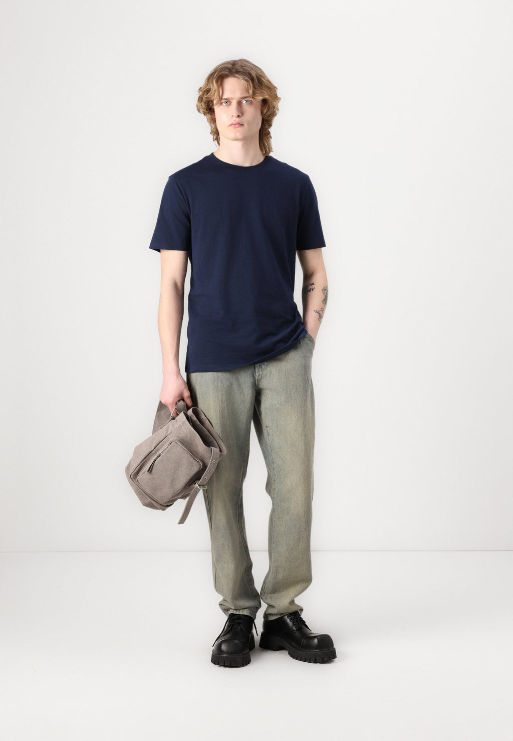 CLASSIC - Basic T-shirt - tapestry navy