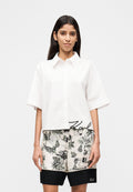SIGNATURE - Button-down blouse - white