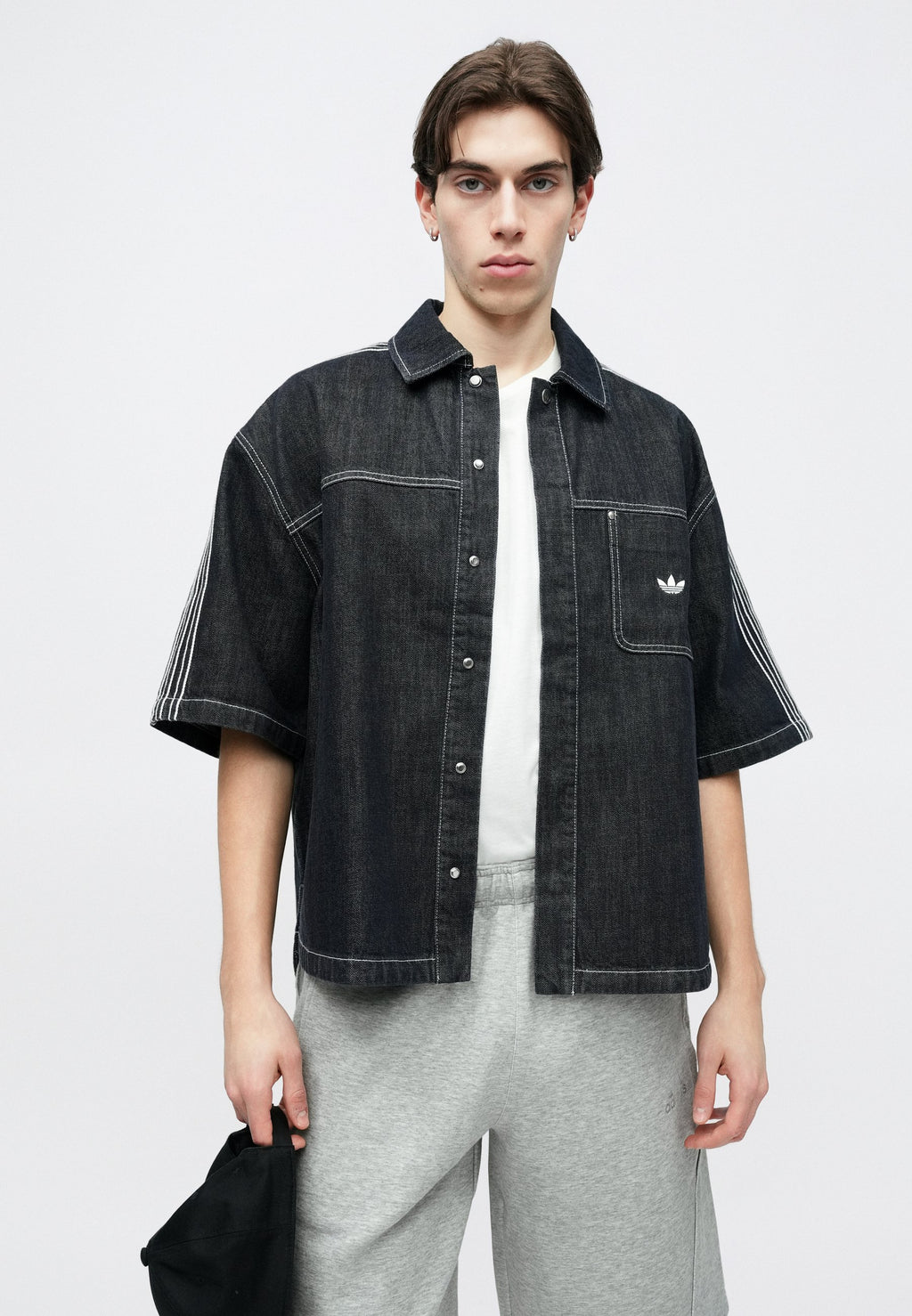 SPACER JORTS - Shorts - medium grey heather
