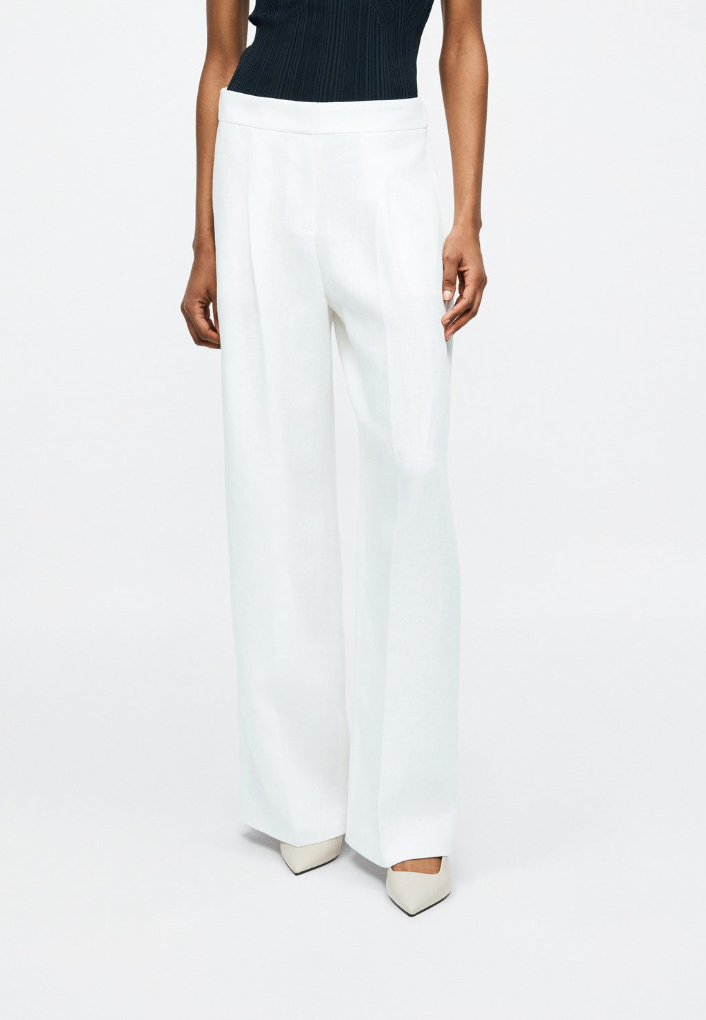 TIANA - Trousers - white
