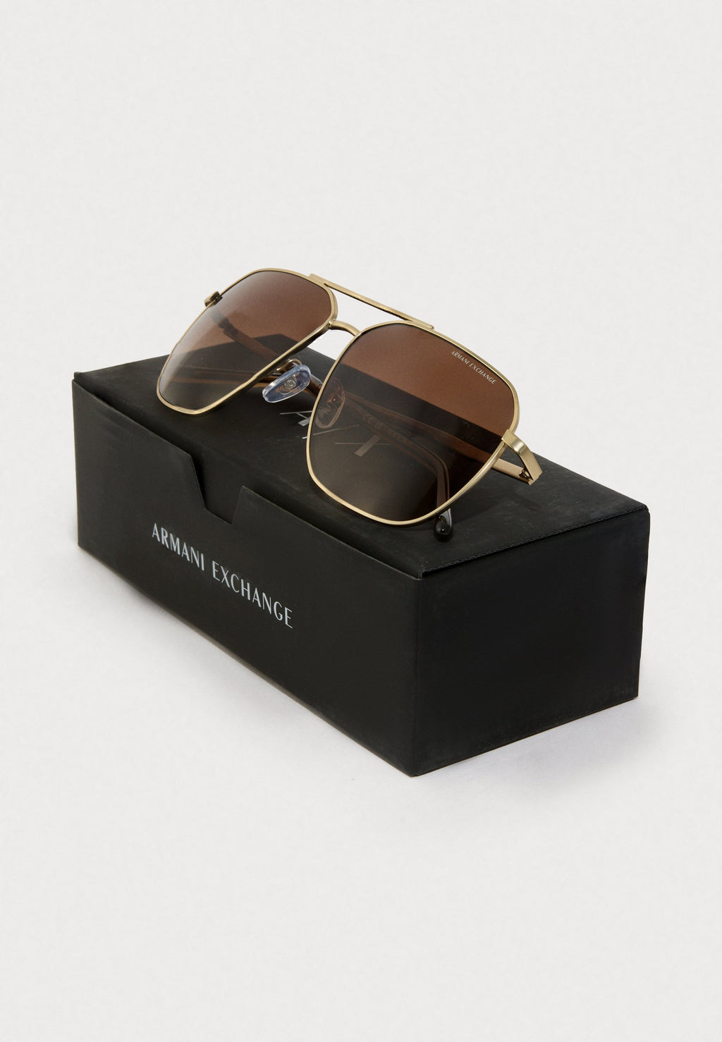 Sunglasses - matte pale gold-coloured/brown