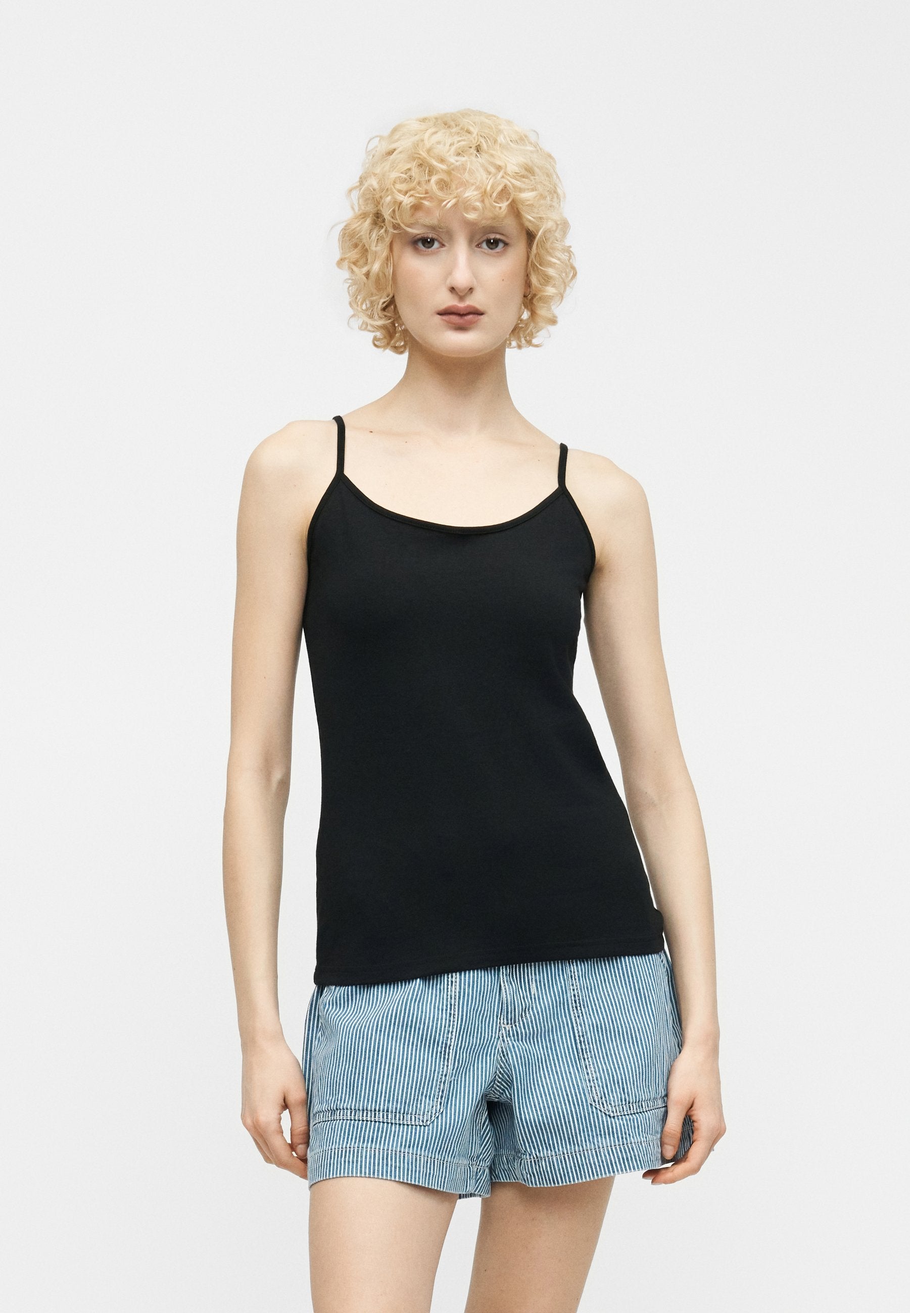 FITTED CAMI 3 PACK - Top - navy/black/white