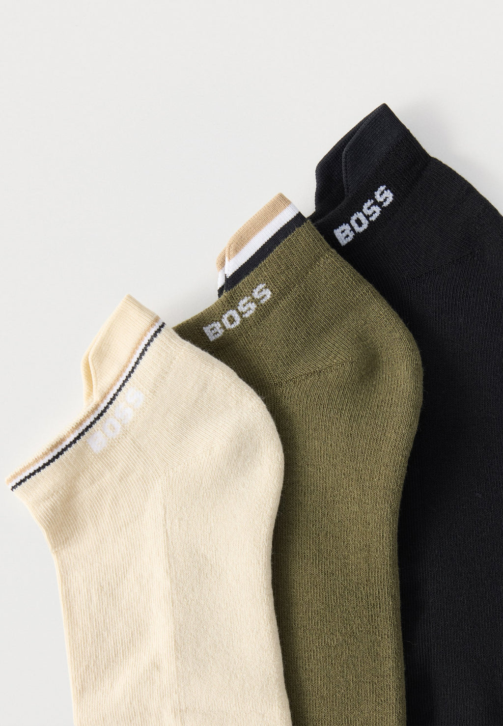 ICONIC 3 PACK - Socks - black/green/off-white