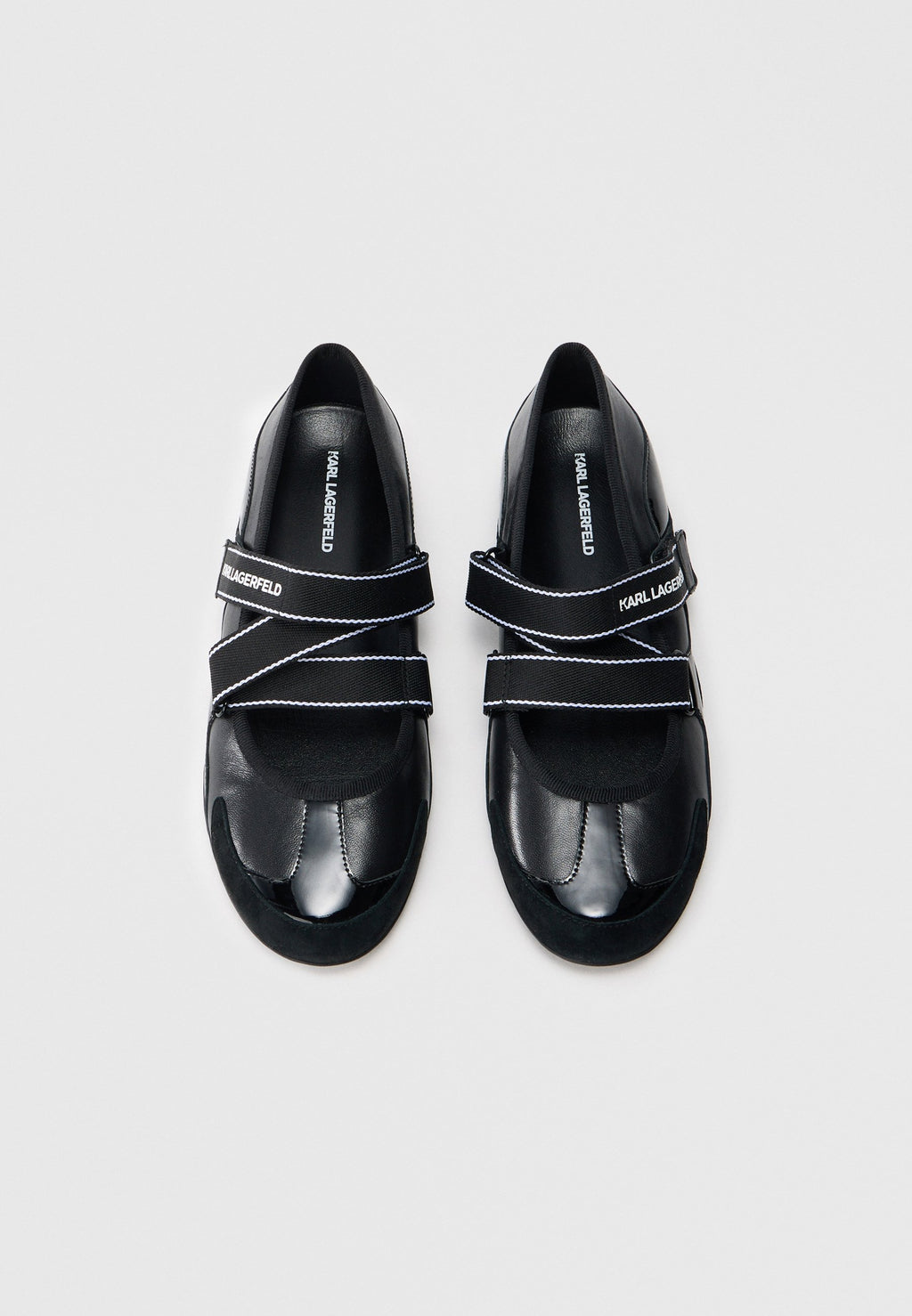 ALTIA KROSS STRAP - Ankle strap ballet pumps - black metallic