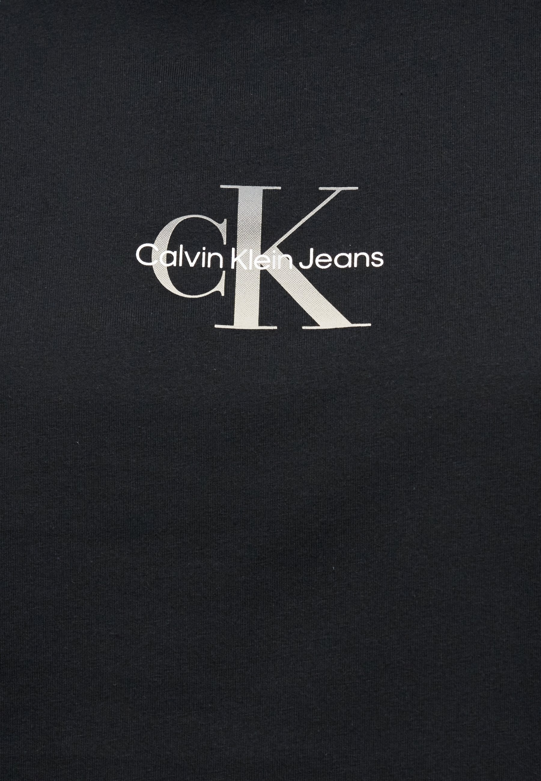 GRADIENT MONOLOGO SLIM TEE - Basic T-shirt - black