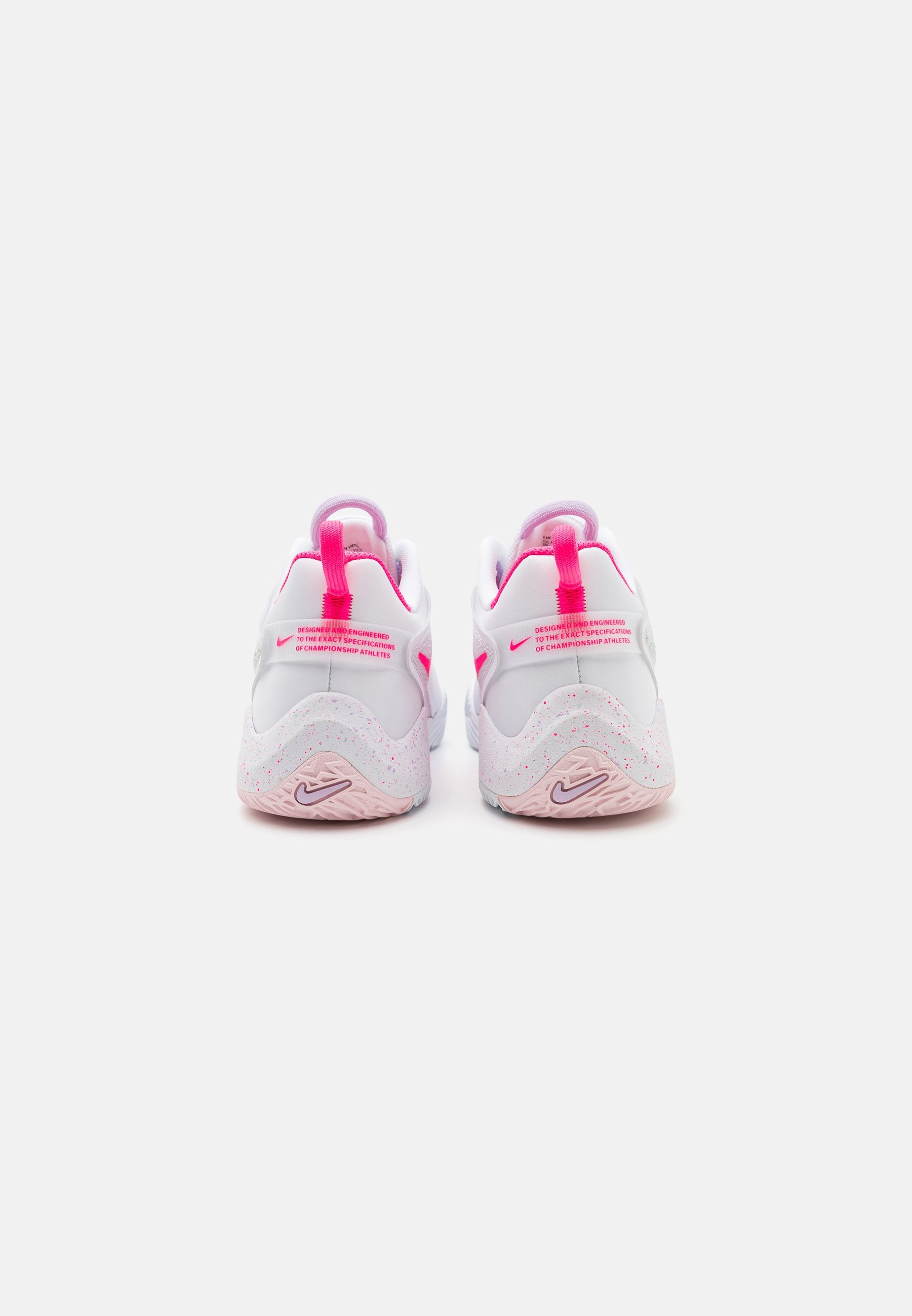 ZOOM HYPERACE 3 UNISEXE - Chaussures de volley-ball - blanc/rose hyper/vert menthe/brume violette/rose mousse