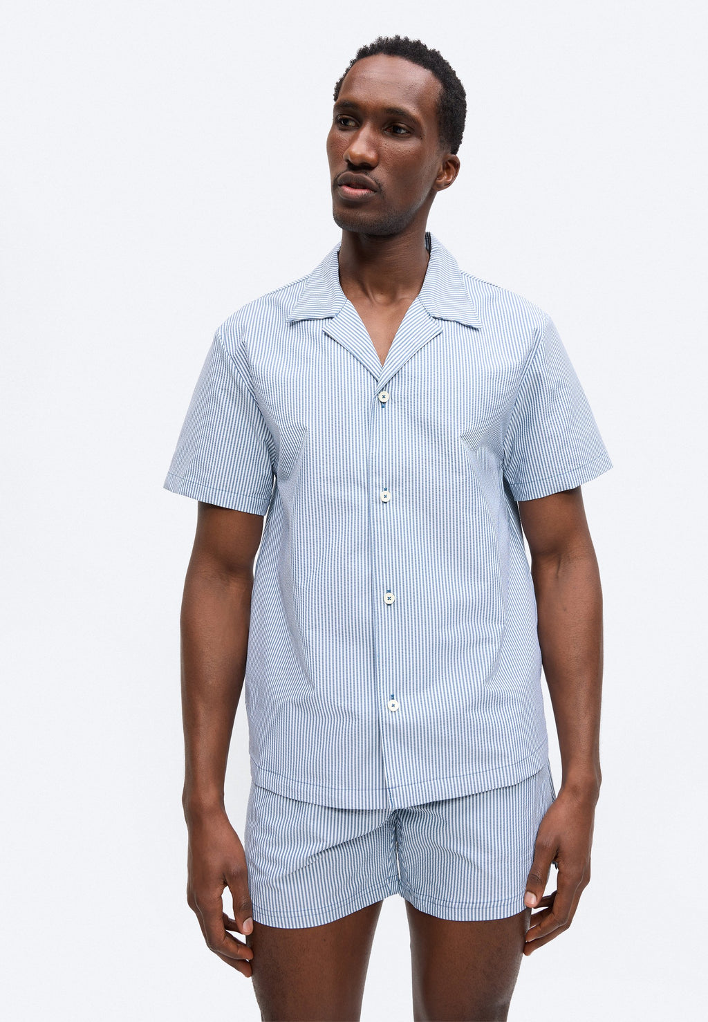 VELVETFISH SHIRT - Swimwear shirt - open blue