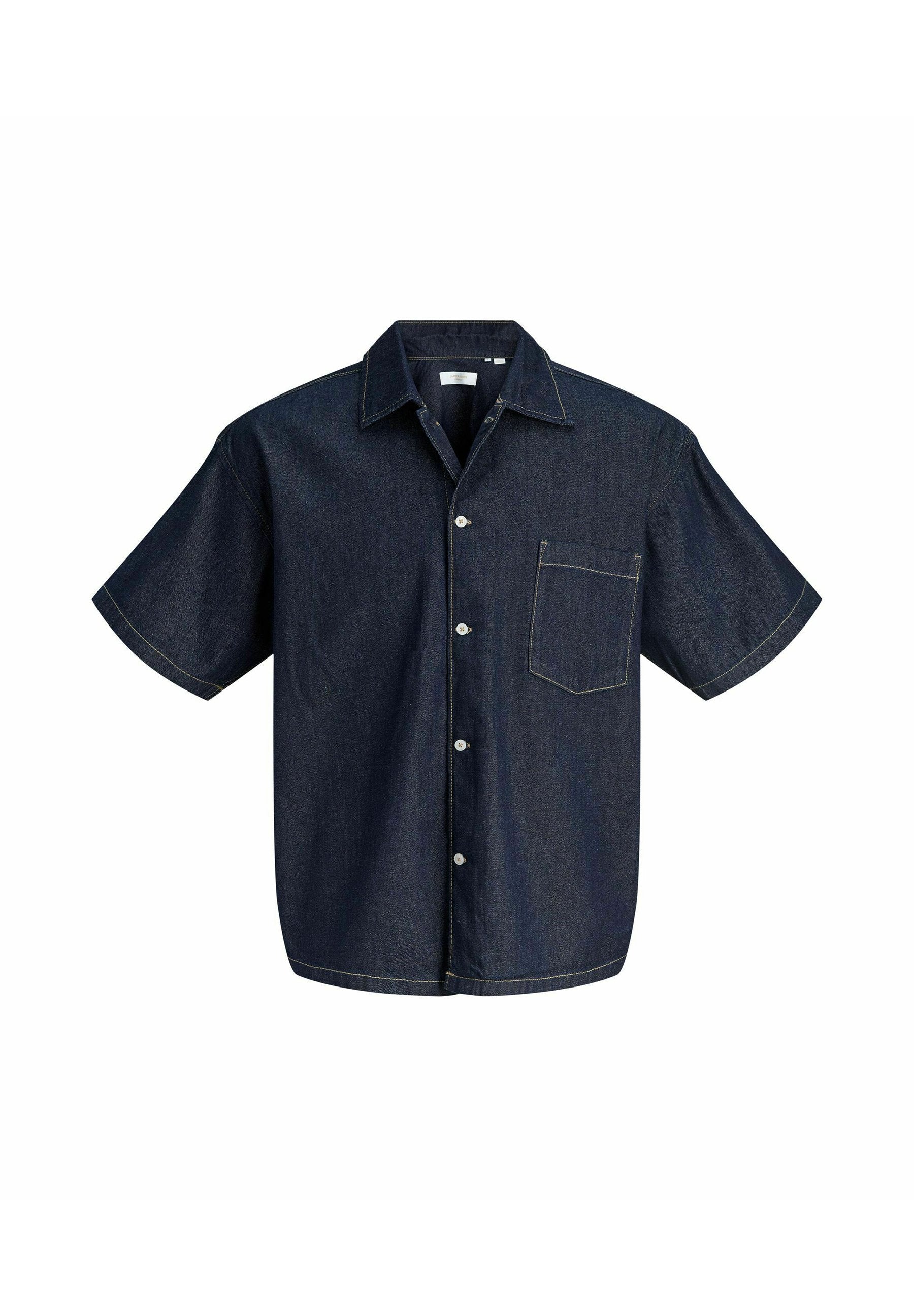 Denim Cropped Fit - Shirt - blue denim