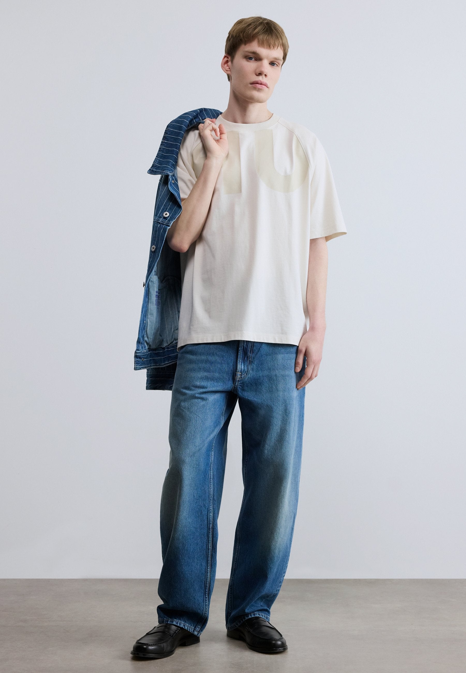 NALFTEE - Print T-shirt - open white