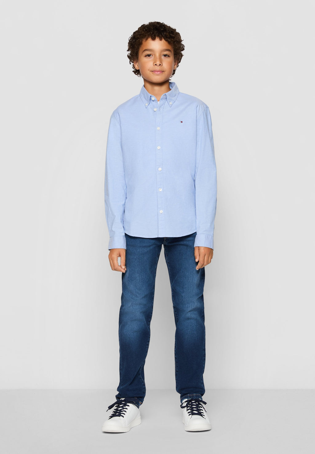 GARÇON CHEMISE OXFORD STRETCH - Chemise - bleu calme
