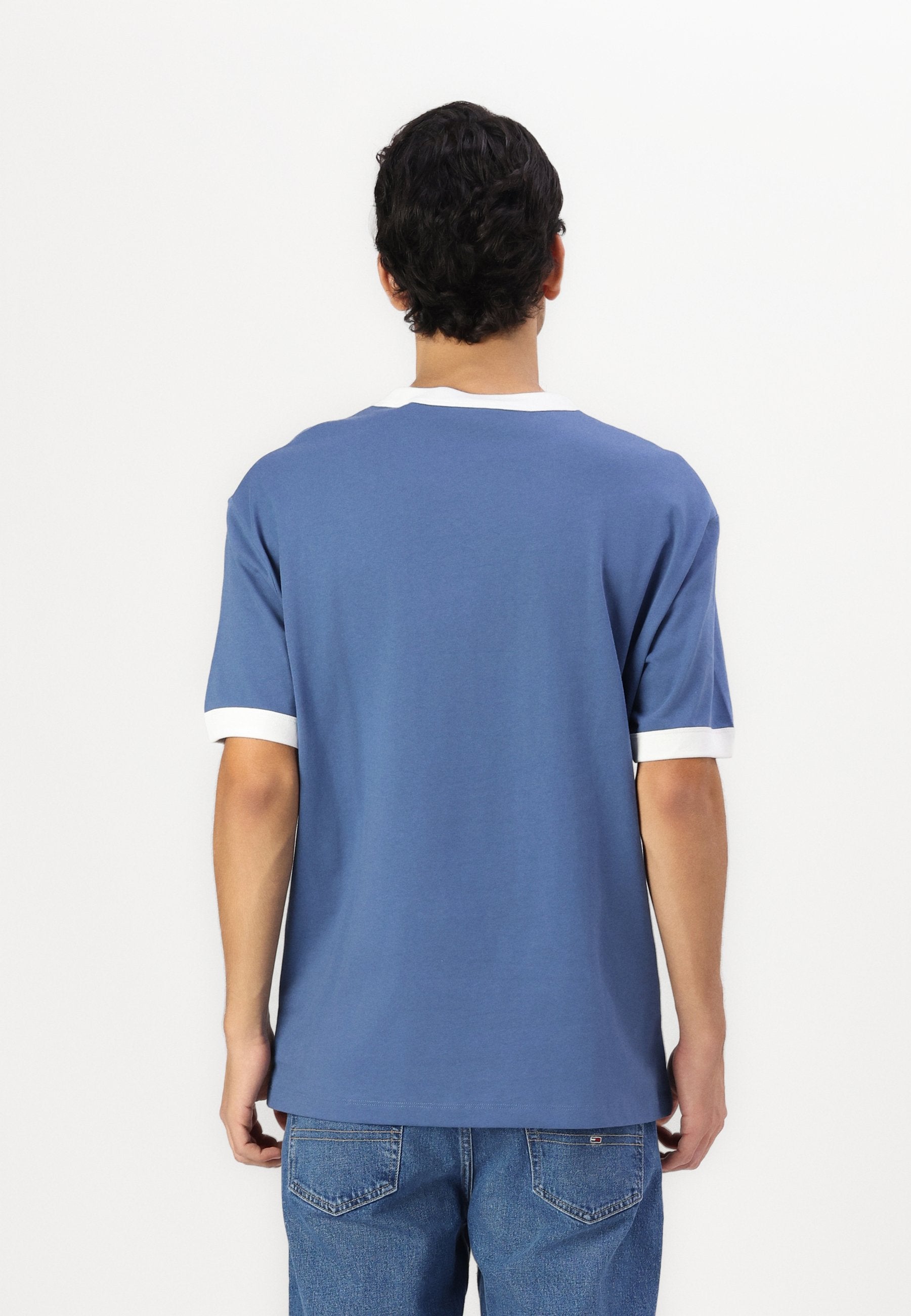 EXCLUSIVE HERITAGE 2.0 ZL REL RINGER SS TSHIRT - Baskılı tişört - vintage mavi