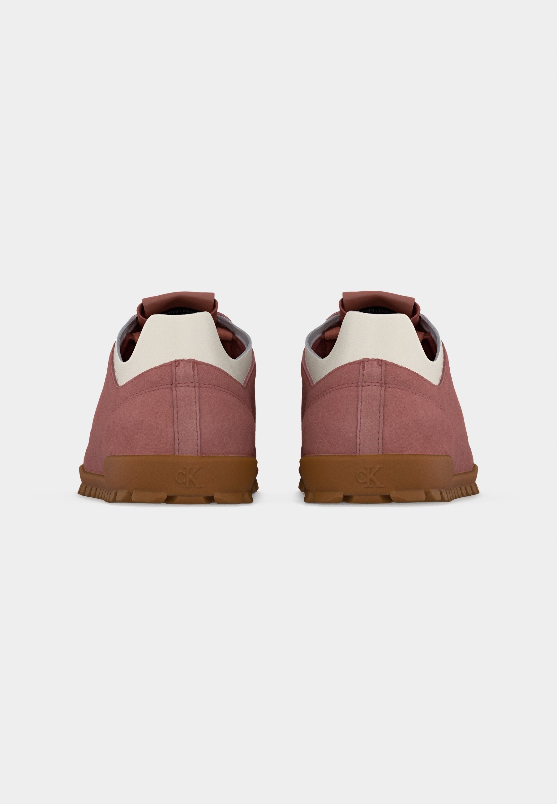 LOW PROFILE RUN MG SUE DB LACES - Baskets basses - blush