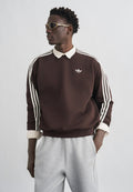 CREW - Sweatshirt - aurora coffee/off white