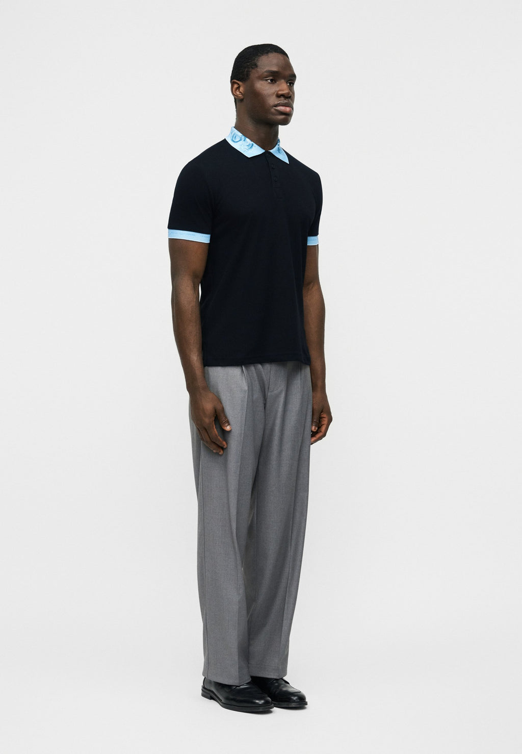 BAROQUE WAVE - Polo shirt - black