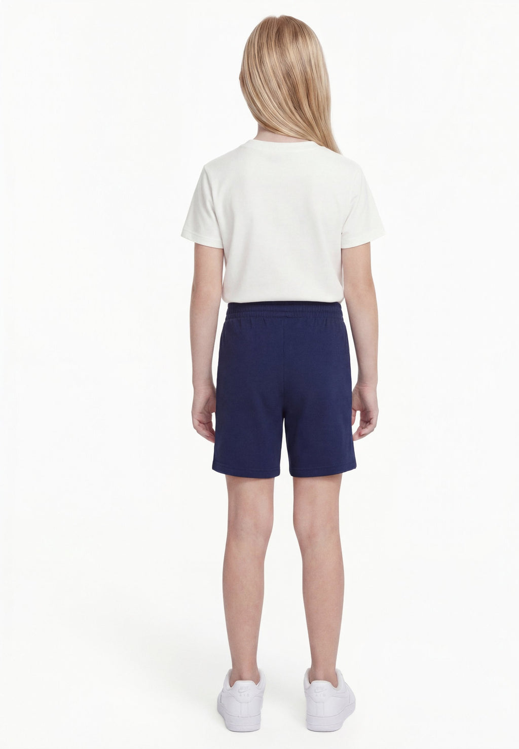 CLUB UNISEXE - Short - bleu marine/blanc