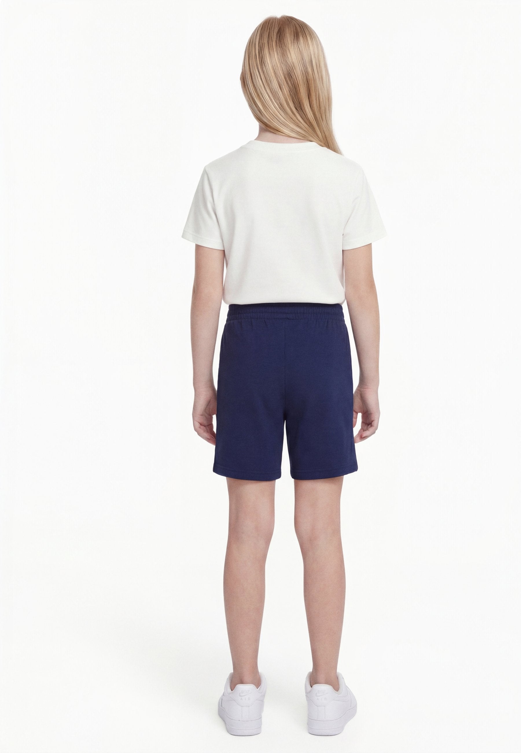 CLUB UNISEXE - Short - bleu marine/blanc