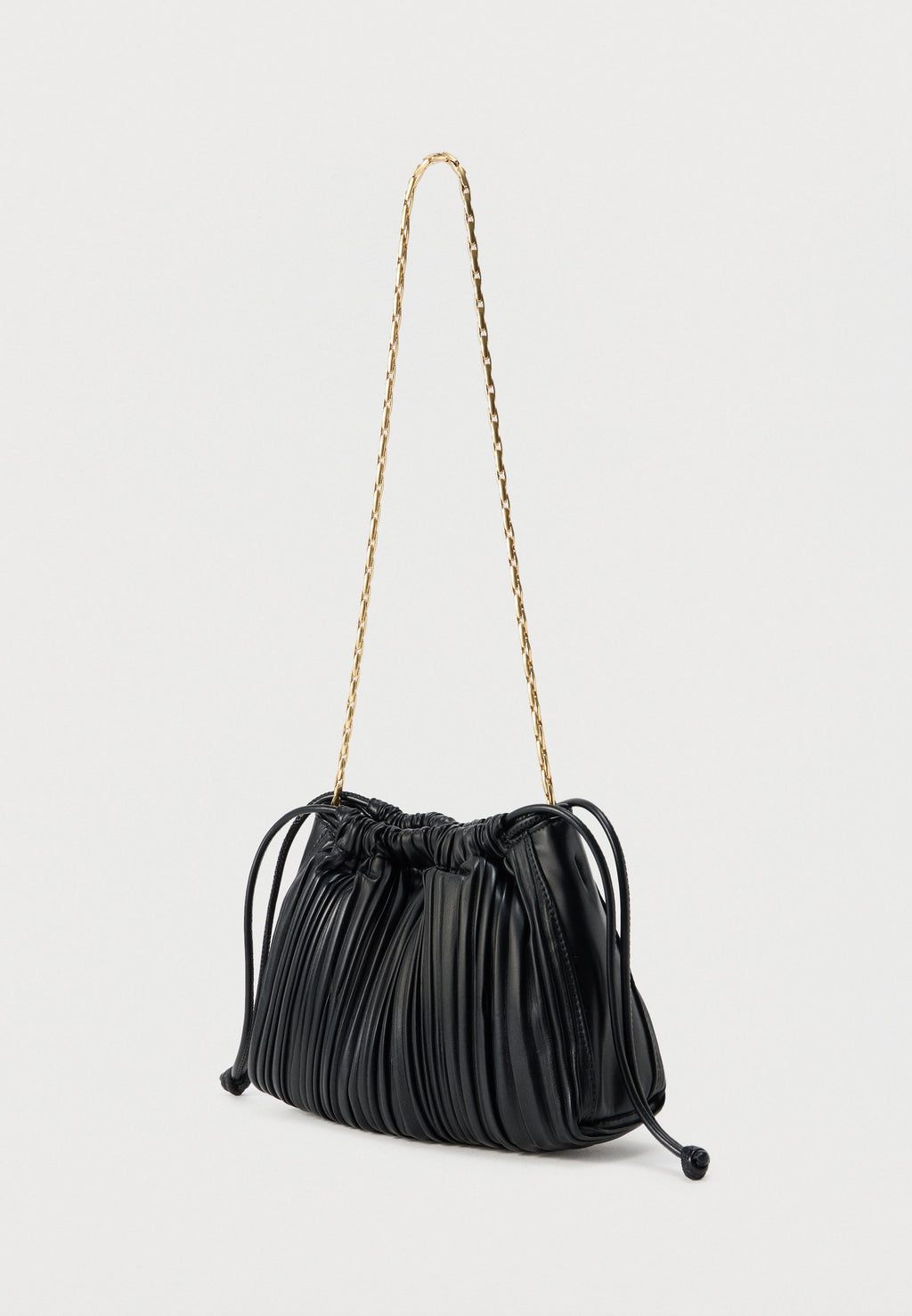 PLISSE - Cross body bag - black